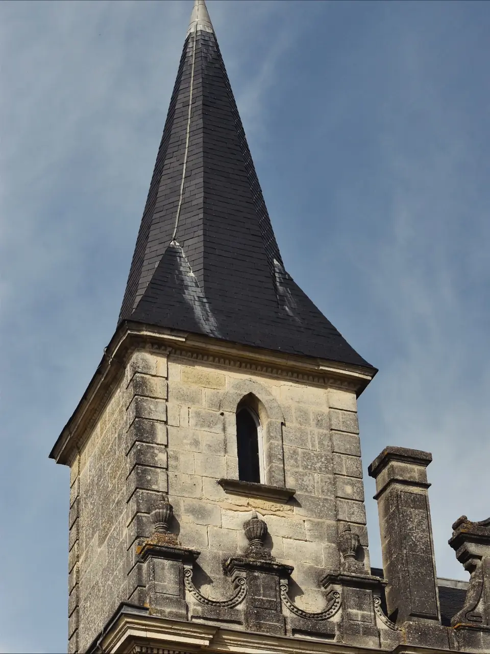 La flèche du château